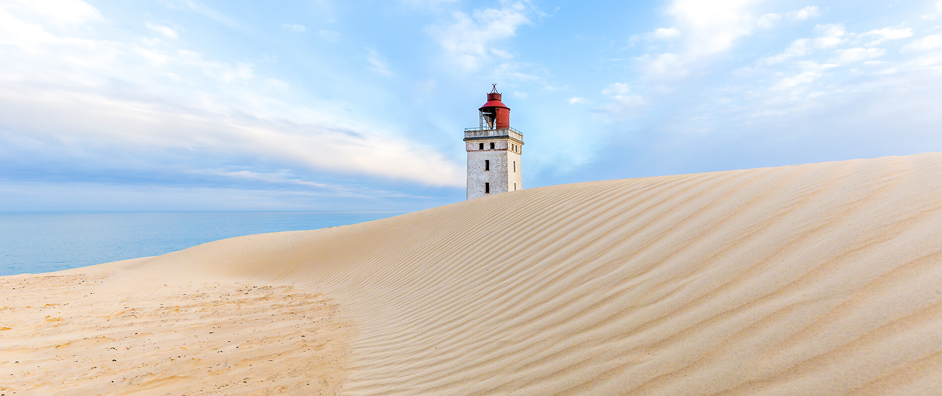 Rubjerg Knude, the lighthouse destined to disappear among the sand dunes