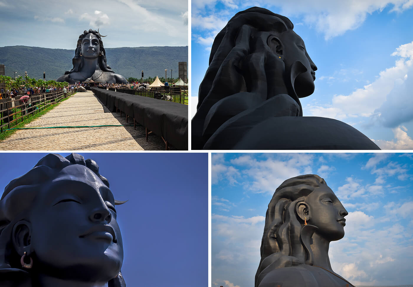 MyBestPlace - Adiyogi Shiva, the largest steel bust in the world