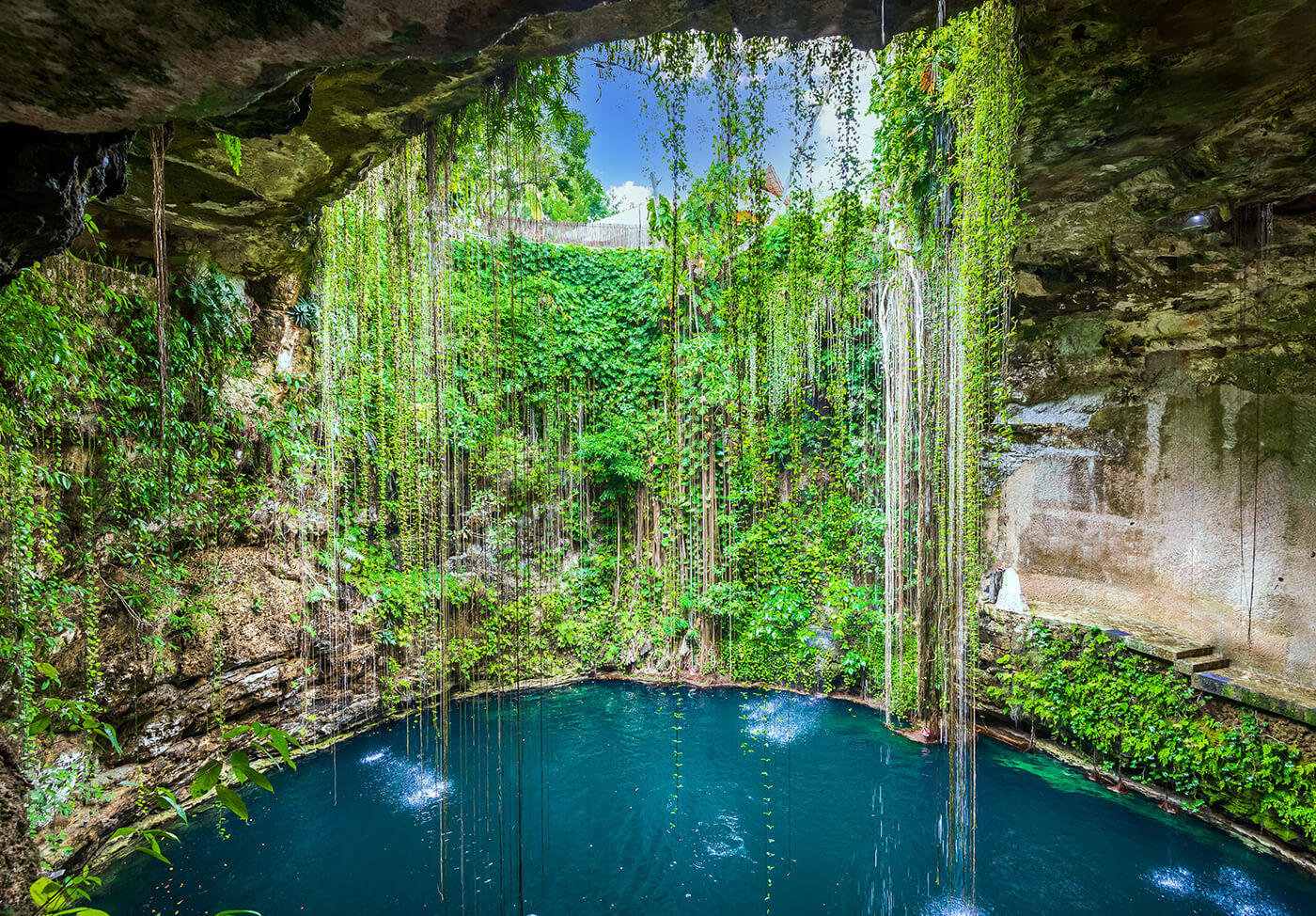 Cenote Ik Kil - The Wonderful Sacred Blue Cenote Travel with new eyes